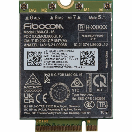 HP XMM 7560 Radio Modem 5R8X8UTABA