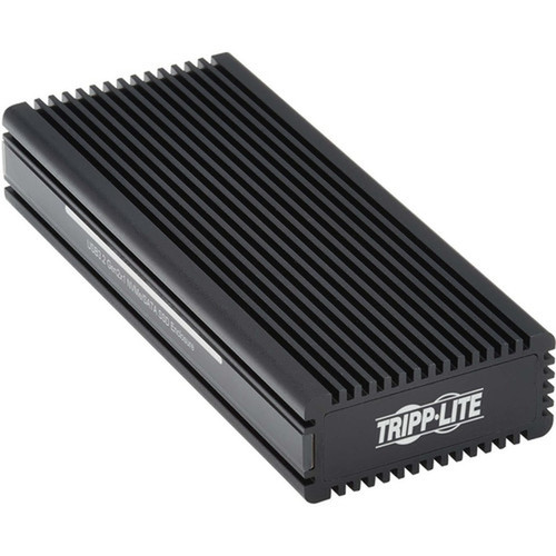 Tripp Lite by Eaton U457-1M2-NVME-L Drive Enclosure - USB 32 Gen 2 Type C Host Interface - UASP Support External - Black - 1 x SSD U457-1M2-NVME-L