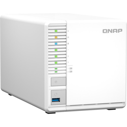 QNAP TS-364-8G SANNAS Storage System - Intel Celeron N5095 Quad-core 4 Core - 3 x HDD Supported - 0 x HDD Installed - 3 x SSD - 0 x TS-364-8G-US