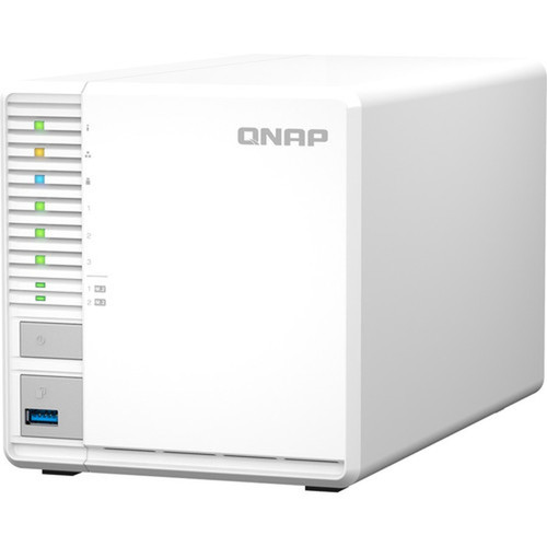 QNAP TS-364-8G SANNAS Storage System - Intel Celeron N5095 Quad-core 4 Core - 3 x HDD Supported - 0 x HDD Installed - 3 x SSD - 0 x TS-364-8G-US