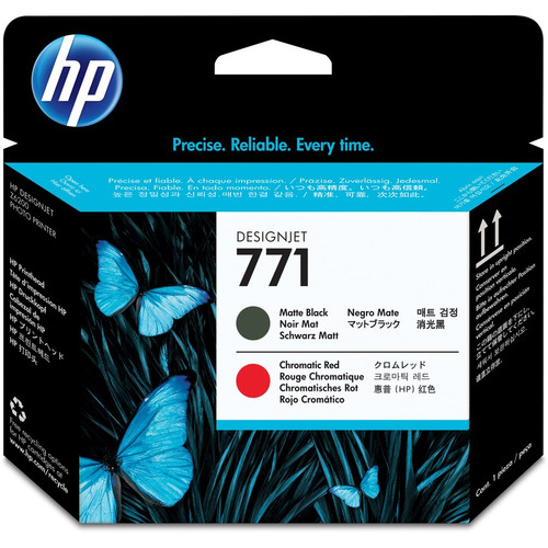 HP 771 (CE017A) Original Printhead - Single Pack - Inkjet - Matte Black, Red - 1 Each (Fleet Network)