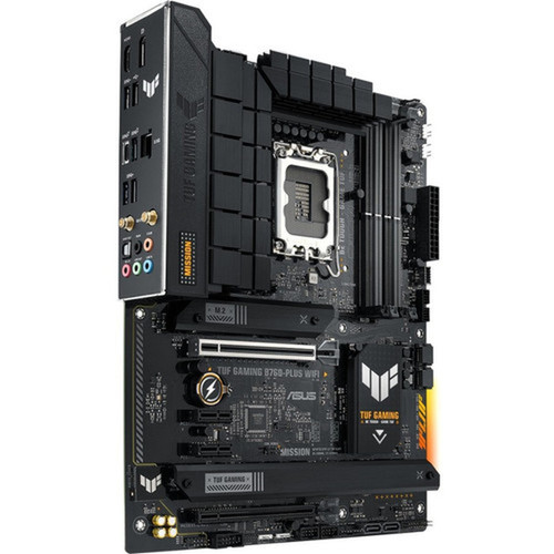 TUF GAMING B760-PLUS WIFI Gaming Desktop Motherboard - Intel B760 Chipset - Socket LGA-1700 - ATX - Core Pentium Gold Celeron - 128 TUF GAMING B760-PLUS WIFI