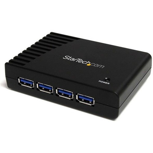 StarTech.com 4-Port USB 3.0 SuperSpeed Hub with Power Adapter - Portable Multiport USB-A Dock IT Pro - USB Port Expansion Hub for - a (Fleet Network)