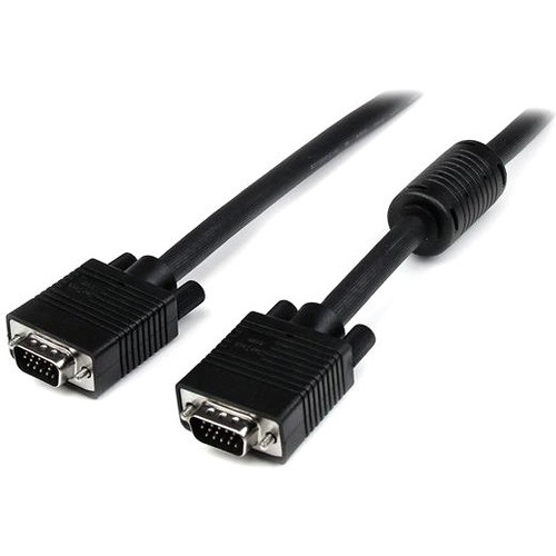 StarTech.com 55 ft Coax High Resolution VGA Monitor Cable - HD15 M/M - HD-15 Male VGA - HD-15 Male VGA - 55ft - Black (Fleet Network)