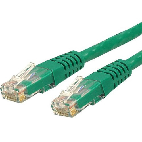StarTechcom_20_ft_Green_Molded_Cat_6_Patch_Cable_-_ETL_Verified_-_Category_6_-_20_ft_-_1_x_RJ-45_Male_Network_-_1_x_RJ-45_Male_-_C6PATCH20GN