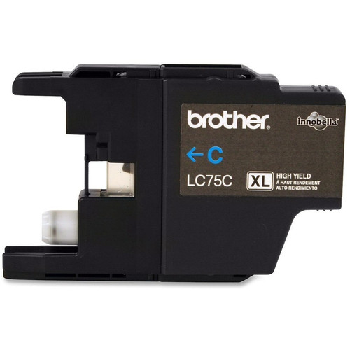 Brother LC75CS Original Ink Cartridge - Inkjet - 600 Pages - Cyan - 1 Each (Fleet Network)