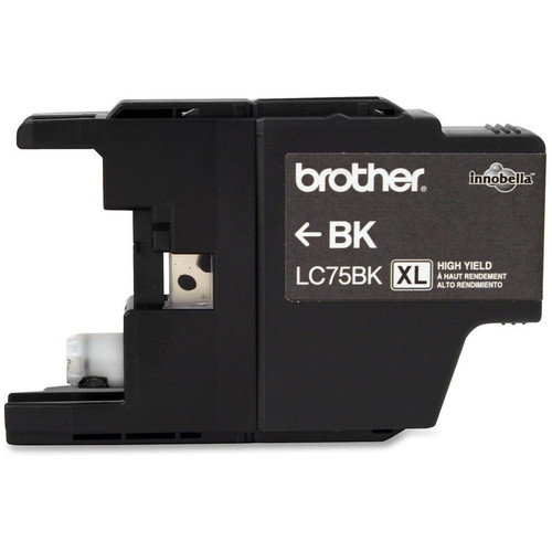 Brother LC75BKS Original Ink Cartridge - Inkjet - 600 Pages - Black - 1 Each (Fleet Network)