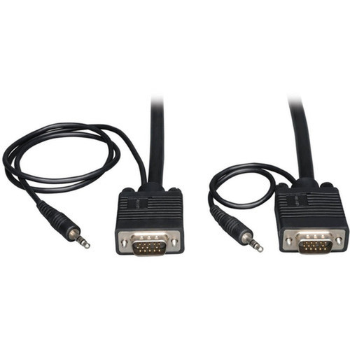 Tripp_Lite_6ft_SVGA__VGA_Coax_Monitor_Cable_with_Audio_and_RGB_High_Resolution_HD15_35mm_MM_6_-_6_ft_AV_Cable_for_Monitor_-_First_P504-006