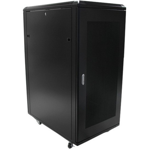 StarTechcom_25U_AV_Rack_Cabinet_-_36in_-_Portable_Server__IT_Computer_Equipment_Cabinet_-_Free_Standing_Data_Rack_w_Casters_-_Easy_RK2536BKF