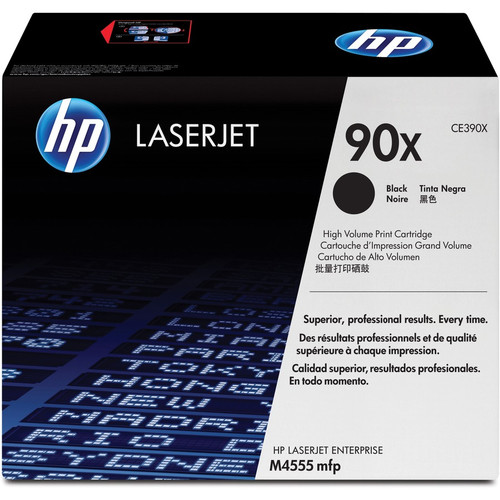 HP 90X (CE390X) Original Toner Cartridge - Single Pack - Laser - 24000 Pages - Black - 1 Each (Fleet Network)