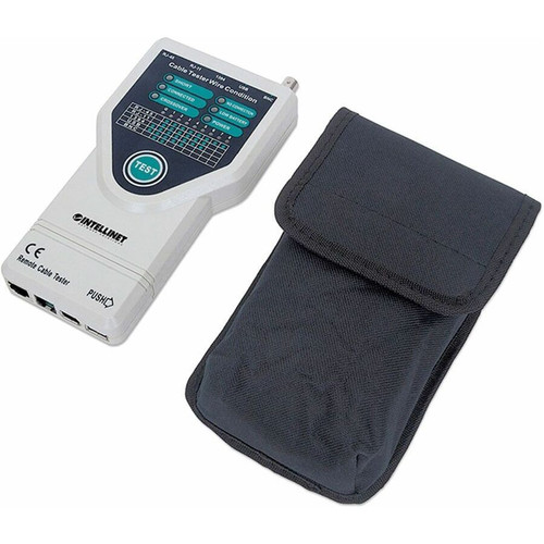 Manhattan 780094 5-in-1 Cable Tester - LAN - Coaxial BNC - USB - RJ-11 Testing - 600 ft Length Measurement