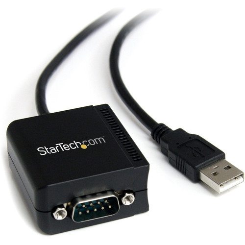 StarTech.com USB to Serial Adapter - 1 port - USB Powered - FTDI USB UART Chip - DB9 (9-pin) - USB to RS232 Adapter - DB-9 Male USB - (Fleet Network)