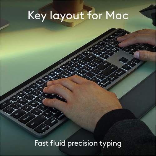 Logitech 920-011621 MX Keys S Wireless Keyboard - Bluetooth - Easy-Switch - Backlit - Mac Compatible