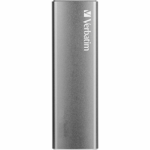 Verbatim VX500 1 TB Portable External Solid State Drive Space Gray USB 3.1 Gen 2 Compact High Capacity Storage Supported Notebook System Device 47444