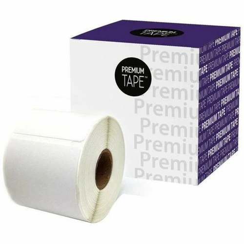 NuTone Premium Label Tape - 2 516 Width x 4 Length - Black on White - 300 Total Labels - 1 DY30256