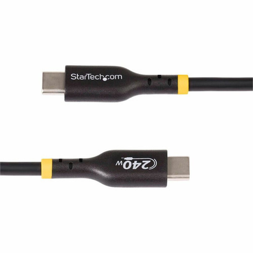 StarTechcom 13ft USB-C Charging Cable USB-IF Certified USB C Cable 240W PD EPR USB 20 Type-C Laptop Charger Cord TPE Jacket MM USB2EPR13F