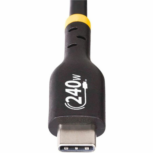 StarTechcom 13ft USB-C Charging Cable USB-IF Certified USB C Cable 240W PD EPR USB 20 Type-C Laptop Charger Cord TPE Jacket MM USB2EPR13F