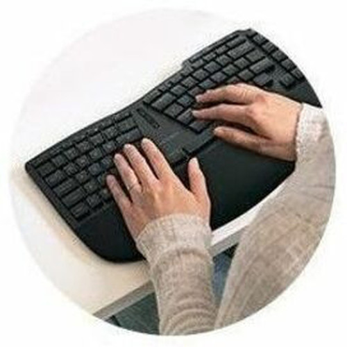 Kensington Pro Fit Ergo KB675 EQ TKL Rechargeable Keyboard - Wireless Connectivity - Bluetooth - 3281 ft 10000 mm - 240 GHz - USB K75491US