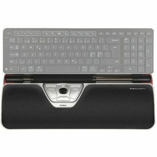 Contour RollerMouse Red Plus - Wireless - Rechargeable - 2800 dpi - RollerBar - 7 Buttons - 6 Programmable Buttons - 3 Month Run CDRMRED10210