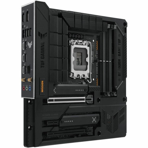 TUF GAMING B760M-BTF WIFI Gaming Desktop Motherboard - Intel B760 Chipset - Socket LGA-1700 - Micro ATX - Core Pentium Gold Celeron TUF GAMING B760M-BTF WIFI