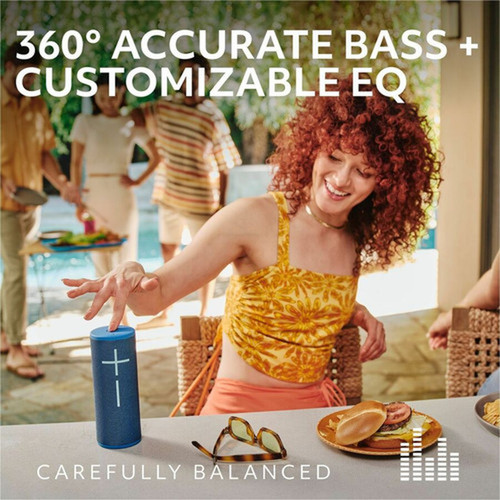 Ultimate Ears BOOM 4 Portable Bluetooth Speaker System - Cobalt Blue - Battery Rechargeable 984-001967