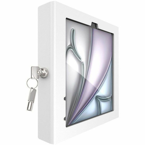Compulocks iPad Air M2 11 2024 Apex Secured Enclosure Wall Mount - White - White 11APXW