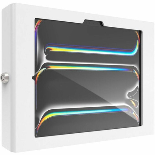 Compulocks iPad Pro M4 11 2024 Apex Secured Enclosure Wall Mount - White - White 11PAPX4W