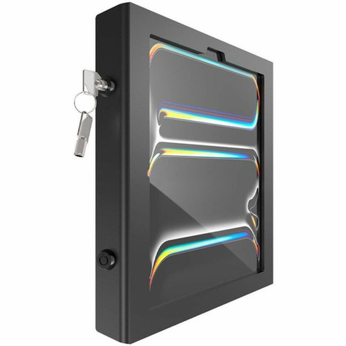 Compulocks iPad Pro M4 13 2024 Apex Secured Enclosure Wall Mount - Black - Black 13PAPX4B