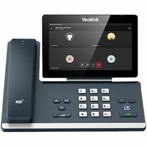 Yealink IP Phone - Corded - Bluetooth Wi-Fi - Wall Mountable Desktop - Classic Gray - 7 LCD - 2 x Network RJ-45 MP58-WH E2 TEAMS