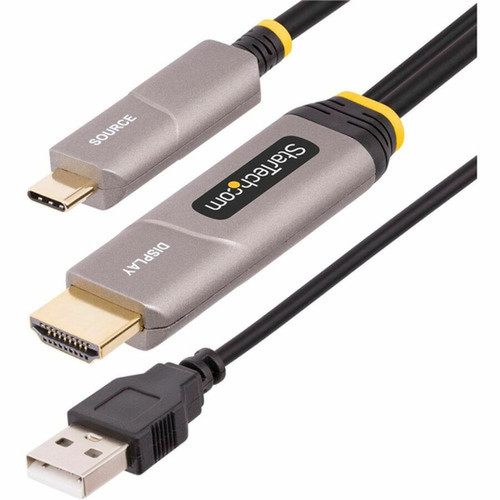 StarTechcom 30ft 915m USB-C to HDMI 20 Active Optical Cable AOC 4K 60Hz USB Type-C to HDMI Adapter Cable CL3 Rated - 30ft to 145B-USBC-HDMI4K-AOC