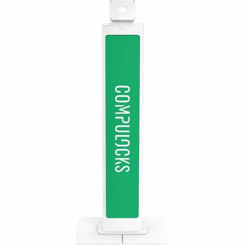 Compulocks Brandable VESA Floor Stand for Screens Up to 32 Inches - Up to 32 Screen Support - 9 kg Load Capacity - Floor - White - - 140WLBPW
