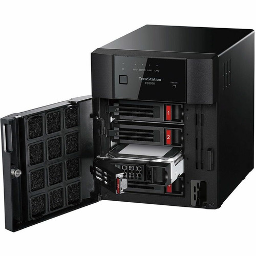 Buffalo TS3430DN1602 TeraStation 3430DN 4-Bay Desktop NAS - 16TB - 2 x 8TB Installed - Annapurna Labs AL524 Quad-core - 2GB DDR4 - Gigabit & 2.5GbE