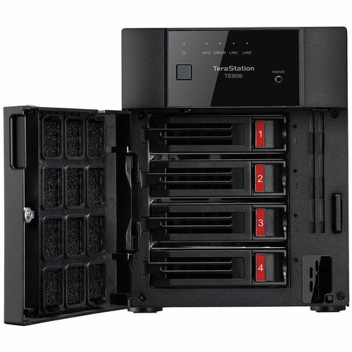 Buffalo TS3430DN1602 TeraStation 3430DN 4-Bay Desktop NAS - 16TB - 2 x 8TB Installed - Annapurna Labs AL524 Quad-core - 2GB DDR4 - Gigabit & 2.5GbE