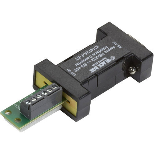 Black Box Async RS-232 to RS-422 Interface Converter - DB9 to Terminal Block - 1 x 9-pin DB-9 RS-232 Serial Female - 1 x Terminal - IC1473A-F-ET