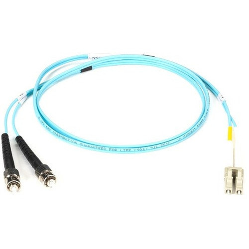 Black Box EFNT010 Fiber Optic Duplex Patch Network Cable - 328 ft Fiber Optic Network Cable for Network Device - First End 2 x ST - EFNT010-010M-STLC