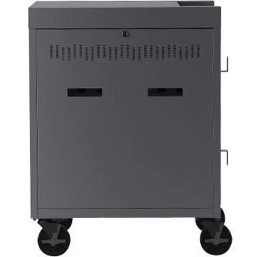 Bretford CUBE Cart - 2 Shelf - PushPull Handle - 4 Casters - Steel - 30 Width x 265 Depth x 375 Height - Orchid - For 36 Devices TVC36PAC-270ORC