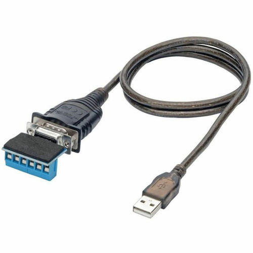 Tripp Lite series U209-30N-IND USB to RS485RS422 FTDI Serial Adapter Cable 30 in - 2 ft SerialUSB Data Transfer Cable for Printer U209-30N-IND