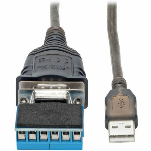 Tripp Lite series U209-30N-IND USB to RS485RS422 FTDI Serial Adapter Cable 30 in - 2 ft SerialUSB Data Transfer Cable for Printer U209-30N-IND