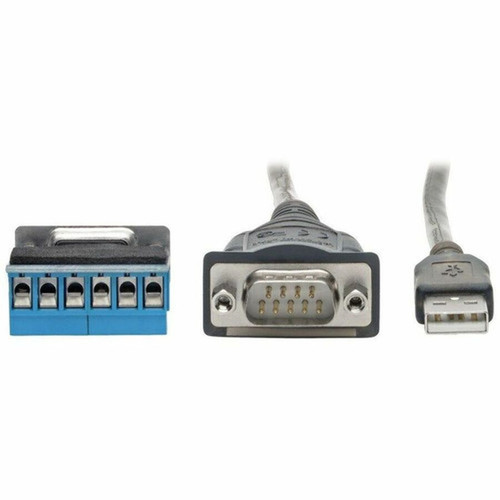 Tripp Lite series U209-30N-IND USB to RS485RS422 FTDI Serial Adapter Cable 30 in - 2 ft SerialUSB Data Transfer Cable for Printer U209-30N-IND