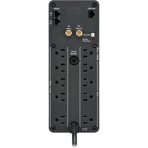 Schneider Electric Back-UPS Pro 15KVA Tower UPS - Tower - AVR - 16 Hour Recharge - 310 Minute Stand-by - 120 V AC Input - 120 V AC - BN1500M2-CA