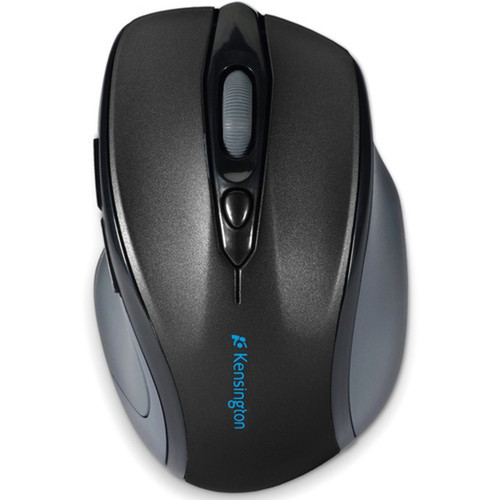 Kensington Pro Fit Wireless Mid-Size Mouse - Optical - Wireless - Radio Frequency - USB - 1600 dpi - Scroll Wheel - Medium HandPalm - K72405USA