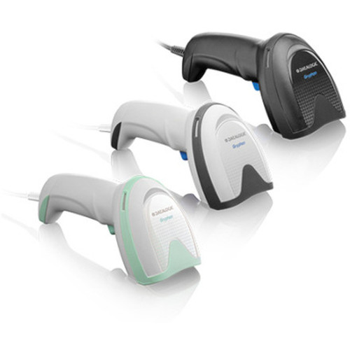 Datalogic Gryphon GD4520 Handheld Barcode Scanner Kit - Cable Connectivity - 1D 2D - Imager - USB - Black GD4520-BKK1S