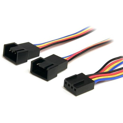 StarTech.com 12in 4 Pin PWM Fan Extension Power Y Cable - F/M - 1ft - Molex - Molex (Fleet Network)