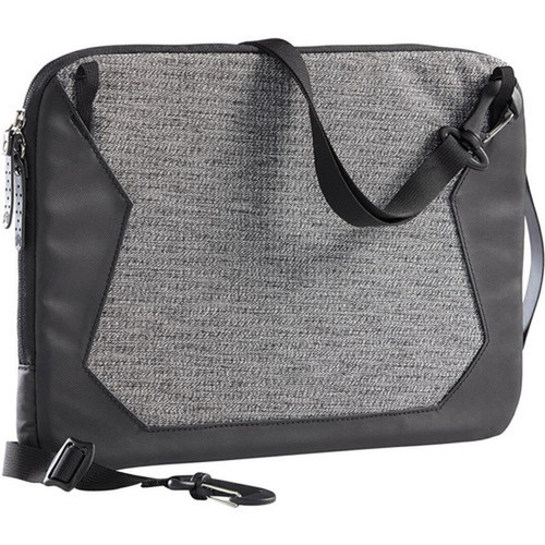 STM Goods Myth Carrying Case Sleeve for 13 Notebook - Granite Black - Water Resistant - Fabric Polyurethane Fleece Polyester - - STM-114-184M-01