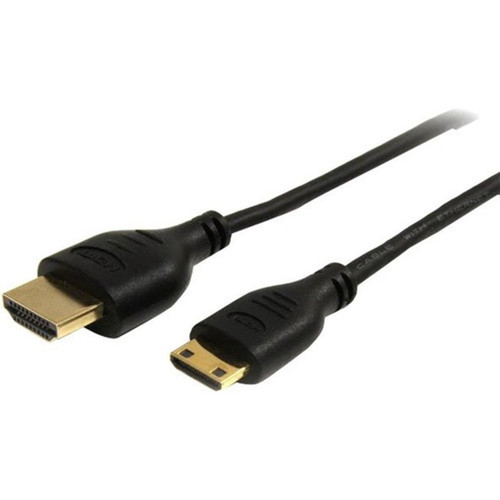 StarTechcom_3_ft_Slim_High_Speed_HDMIreg_Cable_with_Ethernet_-_HDMI_to_HDMI_Mini_MM_-_HDMI_for_AudioVideo_Device_HDMIACMM3S
