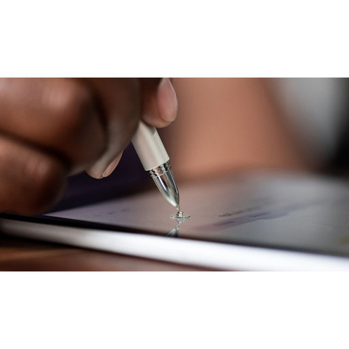 Adonit Pro 4 Stylus - Capacitive Touchscreen Type Supported - Aluminum - Silver - Smartphone Device Supported ADP4S