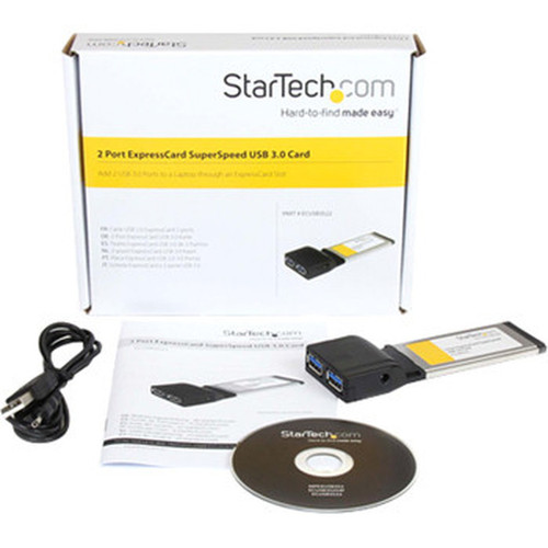 StarTechcom_2_Port_ExpressCard_SuperSpeed_USB_30_Card_Adapter_with_UASP_Support_-_2_x_9-pin_Type_A_Female_USB_30_USB_-_Plug-in_ECUSB3S22