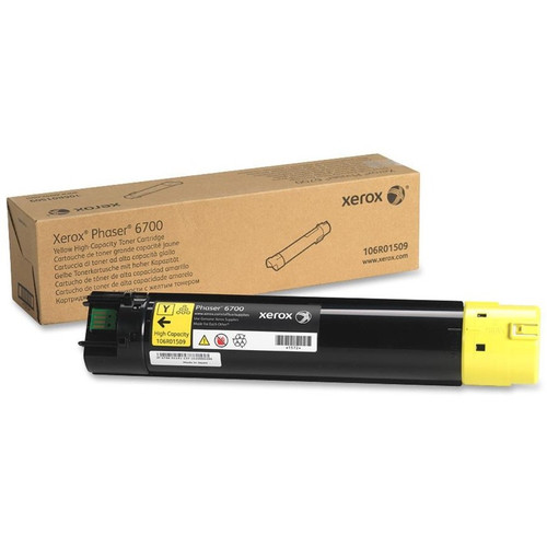 Xerox Original Toner Cartridge - Laser - 12000 Pages - Yellow - 1 Each (Fleet Network)