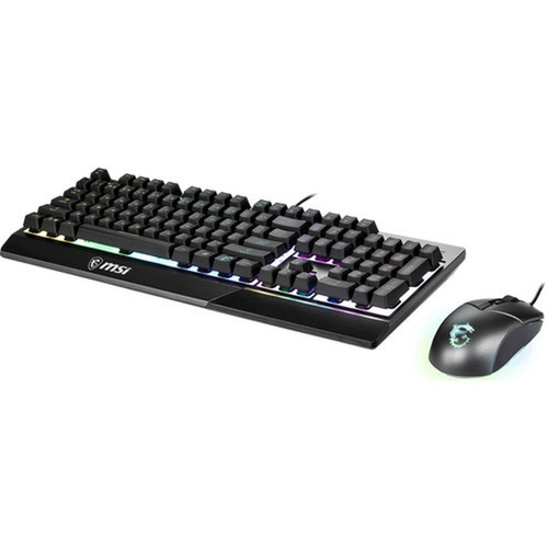 MSI Vigor GK30 Combo - USB 20 Mechanical Cable Keyboard - 104 Key - Black - USB 20 Cable Mouse - Optical - 5000 dpi - Scroll Wheel - VIGOR GK30 COMBO