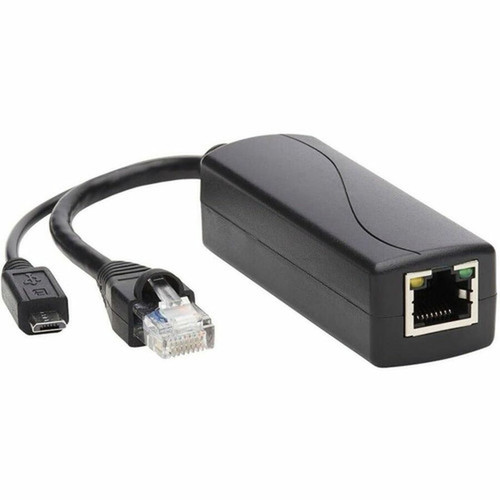 Tripp Lite by Eaton NPOE-SPL-G-5VMU PoE to USB Micro-B and RJ45 Active Splitter - 328 ft 9997440 mm Maximum Operating Distance - - NPOE-SPL-G-5VMU